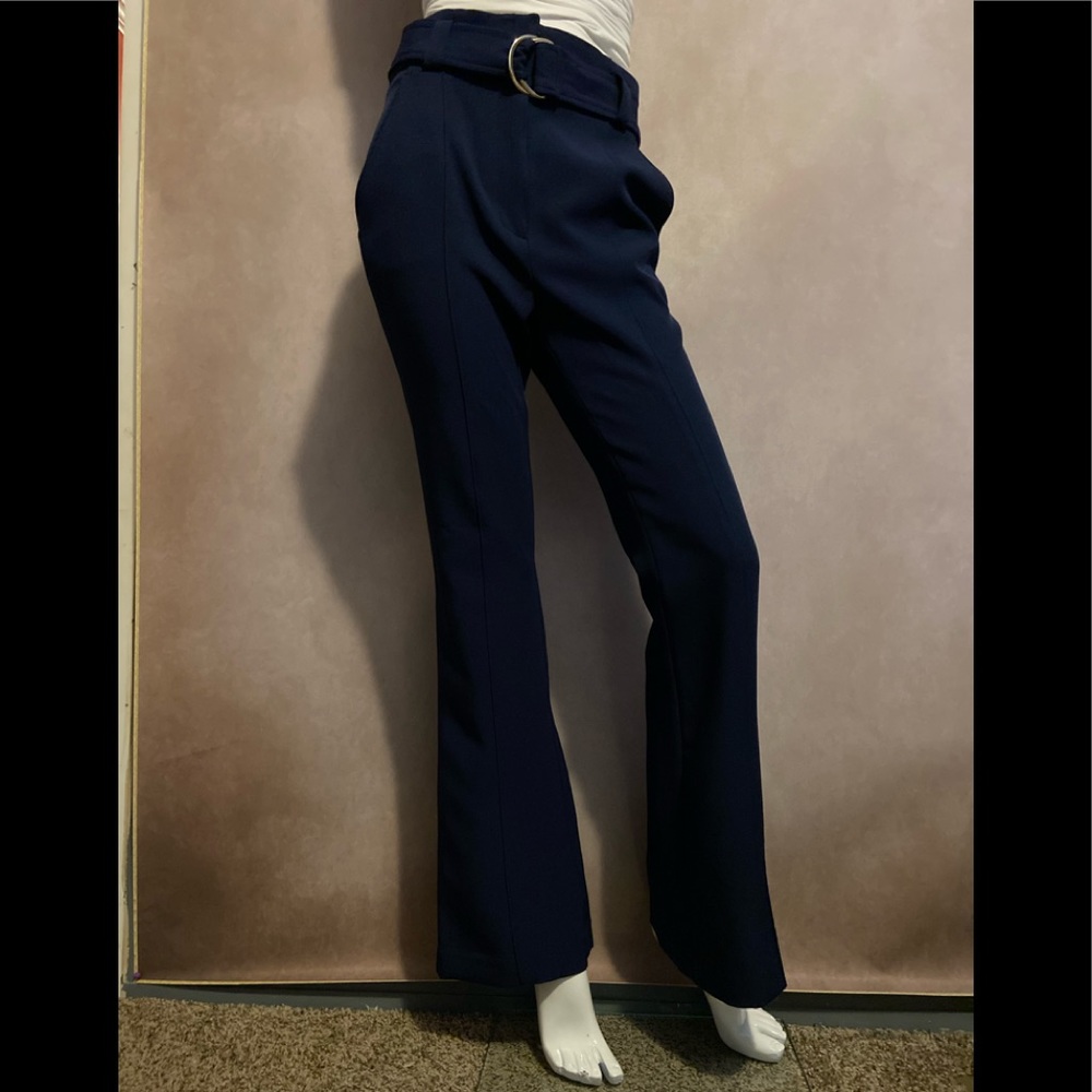 Eva Mendez Belted Trousers